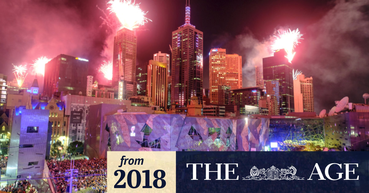 NYE fireworks Melbourne Melburnians flock to the city for fireworks